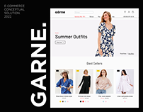 Online clothes shop – redesign e-commerce