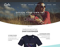 Cinta - Homepage Design for an Online Tee Store