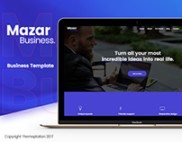 Mazar - Creative Business Template (PSD)