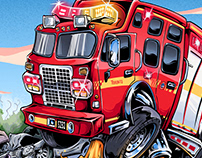 toronto fire service illustration