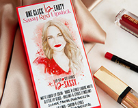 Packaging Design & Photography Sassy Red Lipstick