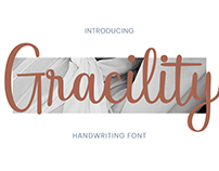 Gracility - a Handwriting Font