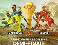 Semi final Cameroon-Egypt