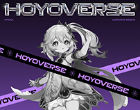HOYOVERSE — corporate website redesign concept