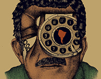 Gabriel Garcia Marquez / Book cover / Illustration