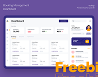 Scheddo - Booking Management - Dashboard - Freebie (XD)