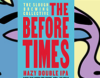 The Before Times Hazy Double IPA - Label