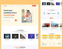 Education & Learning Landing Page