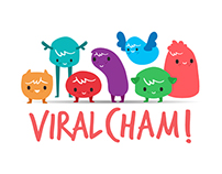 Branding + Character : Viralcham