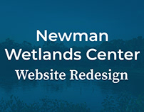Newman Wetlands Center Website Redesign