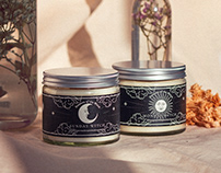 Seasons of the Witch - Candles Packaging Design