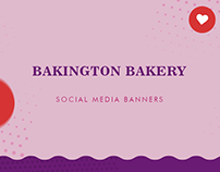 Bakington Bakery || Social Media Banners