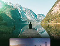 Travel agency web concept