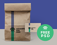 Paper Bag / Free PSD Mockup