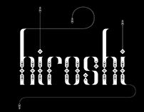 Alt Hiroshi Typeface