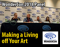 WonderCon 18 Make a Living Off Your Art - Panels