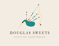 Douglas Sweets Scottish Cookies Identity Design