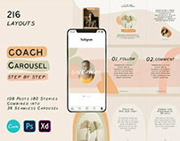 Coach Carousel Templates Designed by Sparrow And Snow