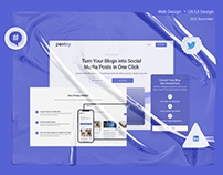 Postsy | Web Design & Dashboard Design