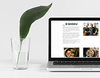 Strona www restauracji Shoku
