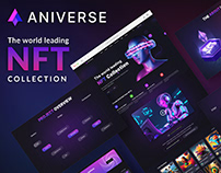 NFT website design - ANIVERSE