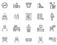 Insomnia Vector Icons