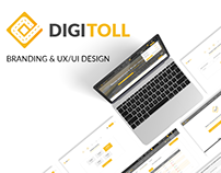 DigiToll : UX/UI Design of web & mobile platform
