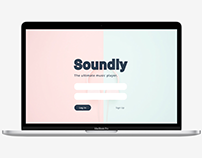 Soundly Music Web App Mockups
