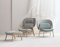 COSH series of armchairs for Bolia.com