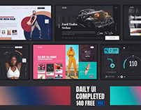 Daily UI Challenge Completed Free PSD