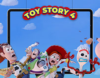 PIXAR Toy Story 4 Responsive Web Design (UXUI)