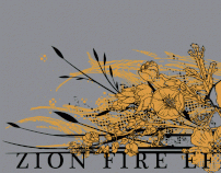 Zion Fire Effects Tee Shirt Design