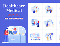 M443_Healthcare & Medical Illustration Pack