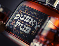 Dusky Pub - Font, Mockup, Label!