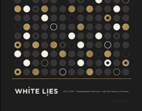 White Lies Screenprint 2016