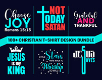 100+ BEST TRENDY CHRISTIAN T-SHIRT DESIGN BUNDLE