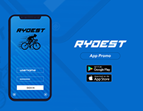 Rydest App Promo