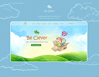 Kids smart club landing page. Web design & development