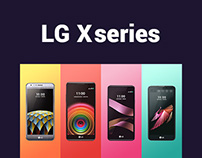 LG Xseries. Landing page