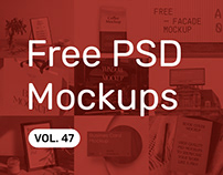 Free PSD Mockups vol. 47