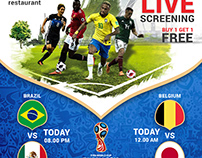 FIFA World Cup 2018, 4 Posts Design For My Client.