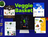 VeggieBasket: Web Template for Food & Plant industry
