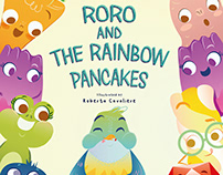 Roro and the rainbow pancakes