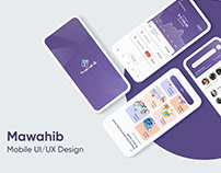 Mawahib Mobile Application UI / UX Design