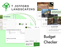 T Jefford Landscaping - Budget Checker