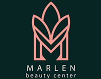 Logo Marlen Beauty center 3 sketch