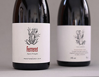 "Ferreret" Wine Label