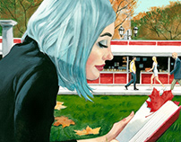 Autumn Book Fair Poster Carteles Feria de Otoño Madrid