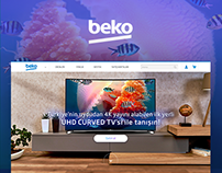 Beko Smart TV Landing Page by SHERPA
