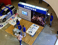 Samsung Galaxy A booth